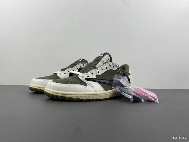 1 OLIVE SCOTT OG MEDIUM JORDAN TRAVIS DM7866-200 X LOW AIR 0818